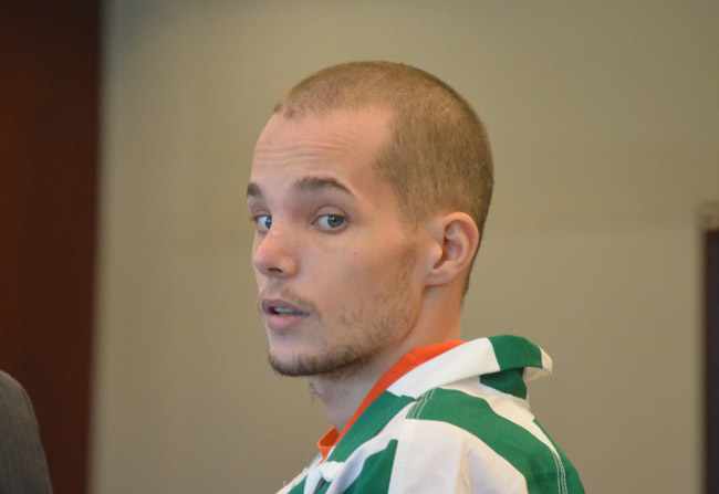 Joseph Bova in a previous court appearance. (© FlaglerLive)