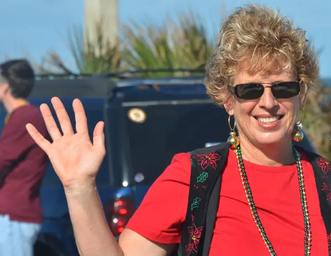 It may be for real this time: Joy McGrew is calling it quits on the Flagler Beach City Commission by next March. (© FlaglerLive)