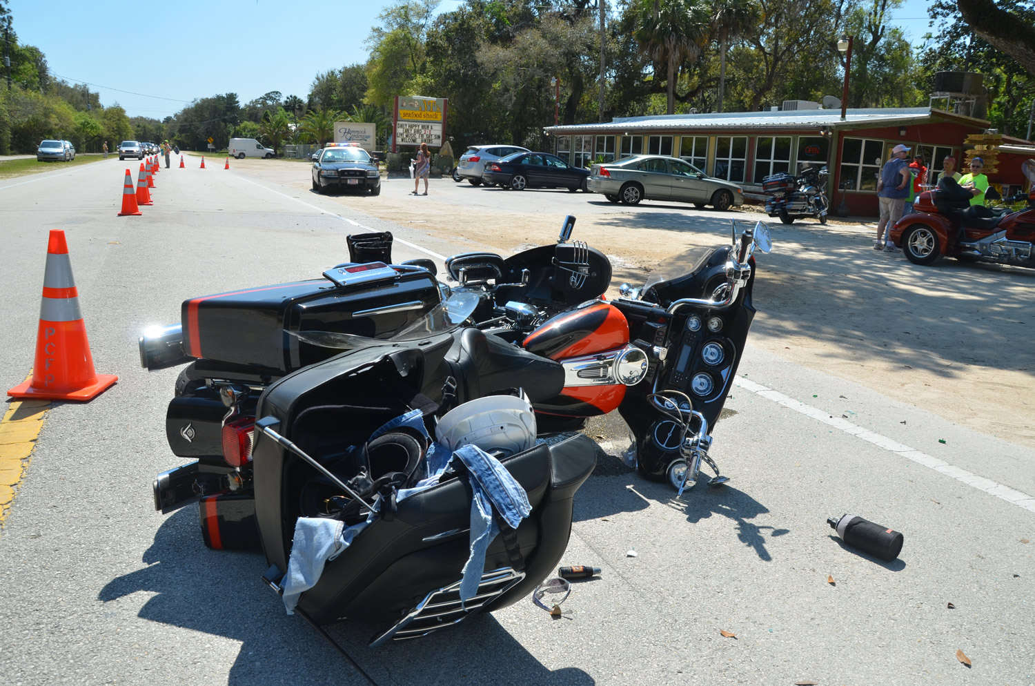 Sixth Serious Bike Week Wreck, on A1A, Sends 2 to Hospital After BMW