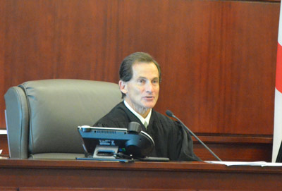 Circuit Judge Dennis Craig this afternoon. (© FlaglerLive)