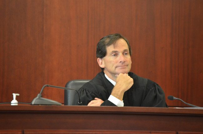 Judge Dennis Craig returns to Flagler County after two years in Volusia. Craig will be Flagler's criminal court judge, replacing Matthew Foxman, who's been reassigned to Volusia. See below. (© FlaglerLive)