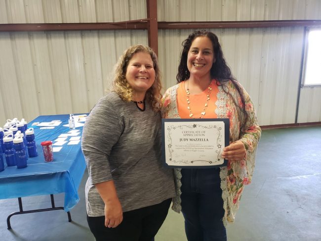 Suzy Gamblain and Judy Mazzella of Flagler Volunteer Services. (Flagler Health Department)