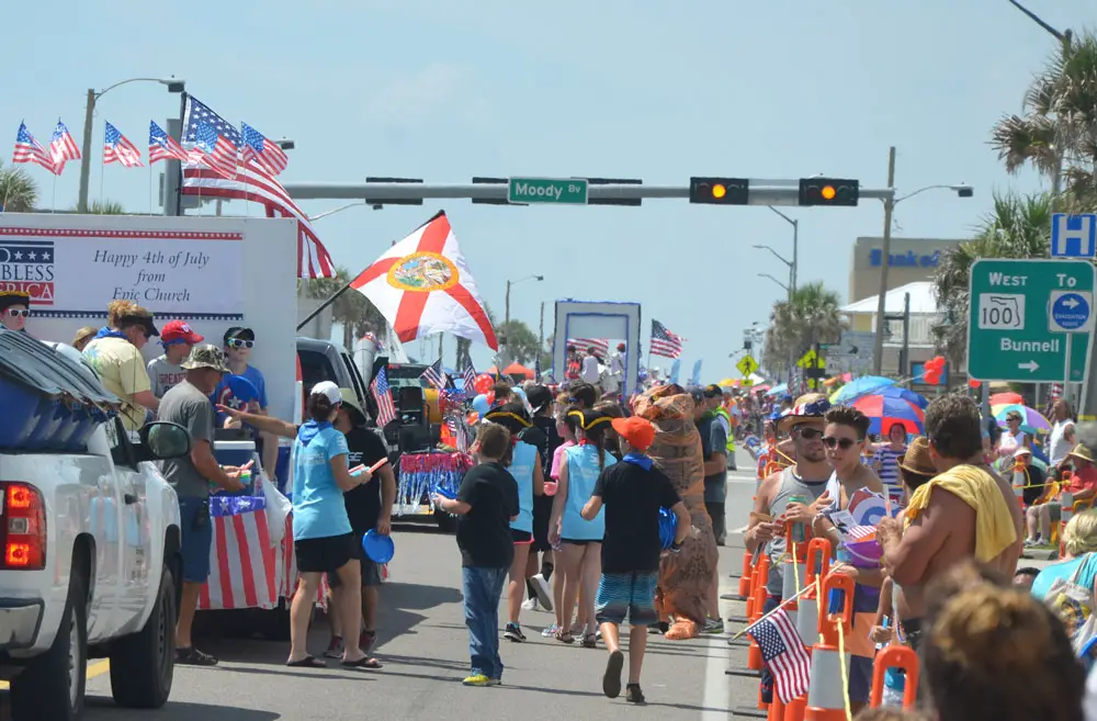 It's hard enough managing one July 4 event that day. The thought of having simultaneous events in Palm Coast and Flagler Beach is raising concerns. (© FlaglerLive)