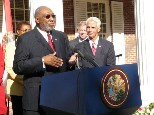 Justice James E.C. Perry was appointed by Gov. Charlie Crist in 2009. (Florida Memory)