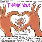 This one's for Kaiti Lenhart and the team at the Flagler County Supervisor of Elections office. (Pat Bagley, The Salt Lake Tribune.)