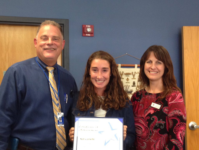 Kali Conville is Matanzas High School's August Senior of the Month. (MHS)