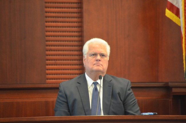 Speaking to reporters Tuesday morning, Secretary of State Ken Detzner, who was appointed by Gov. Rick Scott, said it’s up to the Legislature and the Board of Executive Clemency to draft a blueprint for the amendment. (© FlaglerLive)