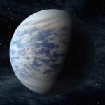 Astronomers think the most likely place to find life in the galaxy is on super-Earths, like Kepler-69c, seen in this artist’s rendering. (NASA Ames/JPL-CalTech)