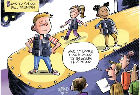Back to School Fall Fashions by Dave Whamond, Canada, PoliticalCartoons.com