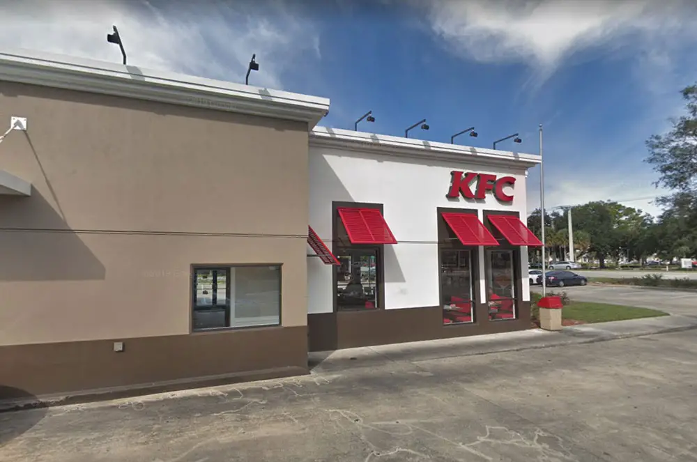 The Kentucky Frioed Chicken restaurant at 3 Old Kings Road North in Palm Coast was evacuated for several hours Saturday night after a bomb threat. 