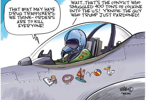 Venezuelan Boat Strikes by Dave Whamond, Canada, PoliticalCartoons.com