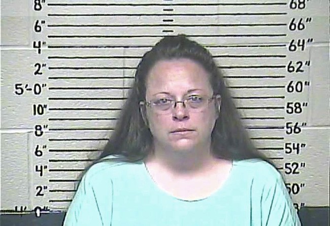 kim davis gay marriage jail