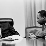 LBJ and MLK. (Wikimedia Commons)