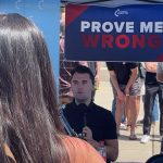 Controversialist Charlie Kirk at an event in April 2024. (Wikimedia Commons)