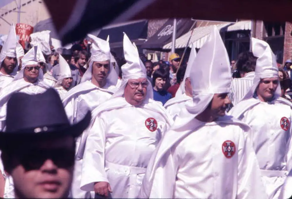 A Klan rally in Tallahassee in 1977. (Robert Burke/Florida Memory)