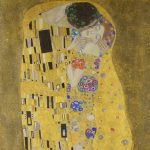 Sometimes a kiss is just a kiss. Klimt's "Kiss," 1907-08.