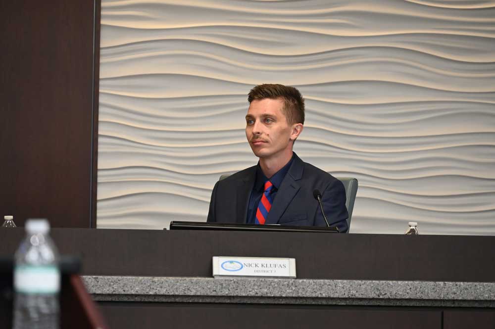 Palm Coast City Councilman Nick Kulfas put the brakes on a forensic audit despite no evidence of wrongdoing in the city. (© FlaglerLive)