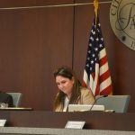 The Palm Coast City Council's Mayor Milissa Holland, Nick Klufas, left, and Eddie Branquinho today addressed last week's incident bat the council. The picture above is a file photo. (© FlaglerLive)