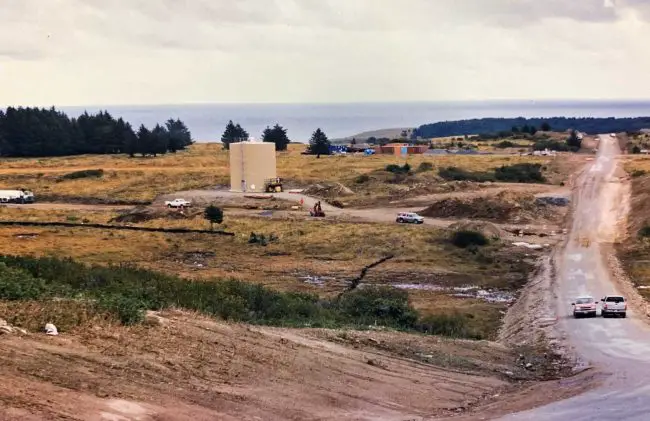 The Kodiak Launch Complex in its earliest days. (© FlaglerLive)