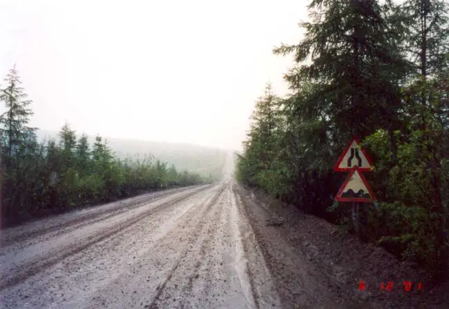 Russia's Kolyma Highway, also known as the Highway of Bones. (missyleone/Flickr)
