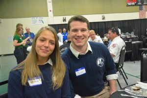 FPC IB seniors Ekatereena Kouzina and Liam Dineen. (c FlaglerLive)