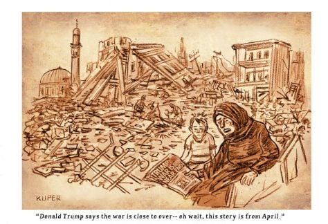 Trump's Iran War and Lies, Continue by Peter Kuper, PoliticalCartoons.com