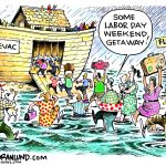 Labor Day weekend EVAC by Dave Granlund, PoliticalCartoons.com