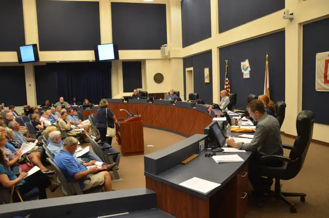 The Flagler County Planning Board after a long and contentious set of hearings on the Lakeside development matter unanimously recommended approval of all proposals. (c FlaglerLive)