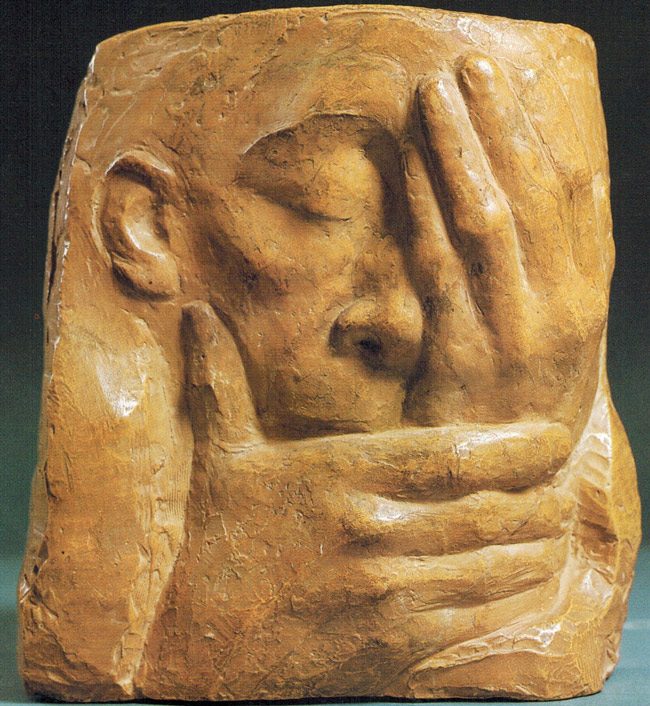 Käthe Kollwitz's 'Lament' (tinted plaster, 1938)