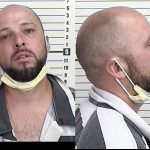 Chad Langlois in his booking photo at the Camden County jail in Georgia.