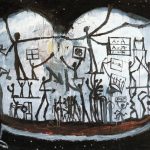 A.R. Penck's 'Large World Picture' (1965).