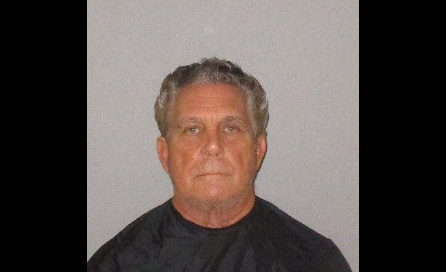 Larry Cavallaro at the Flagler County jail. 