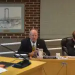 Flagler Beach City Manager Larry Newsom's interactions with members of the public have been a point of contention and concern for the commission in the last few months. (© FlaglerLive)