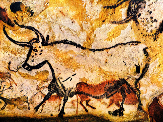 From the magical walls of Lascaux. 