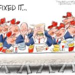 Last Supper by Pat Bagley, The Salt Lake Tribune