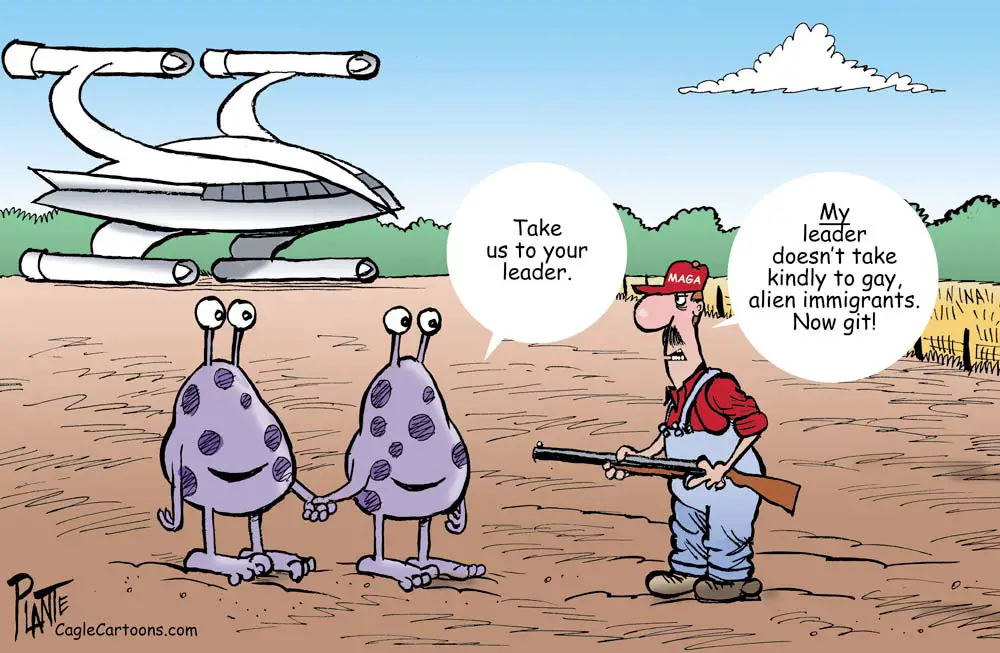 Take Me To Your Leader by Bruce Plante, PoliticalCartoons.com