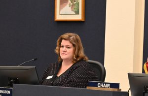 No thrills: Flagler County Commissioner Leann Pennington criticized the county administration and county attorney over the handling of the Ragga Surf Cafe fiasco at Marineland. (© FlaglerLive)