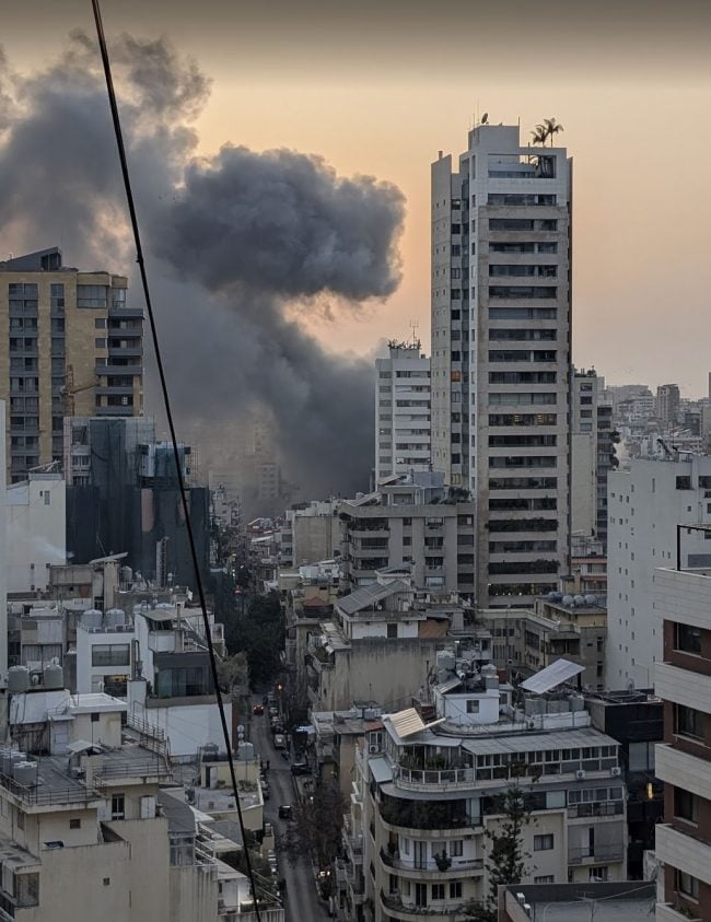 Beirut under the bombs