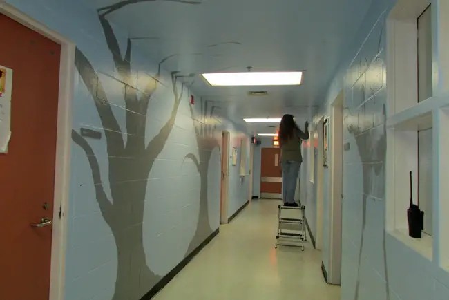 Inside the Leon County Regional Juvenile Detention Center. (DJJ)