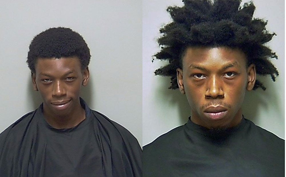 Levi “Feezy” D’Antonio Ayers as the 19-year-old man who committed the burglary spree in Palm Coast four years ago, left, and in a more recent mugshot.