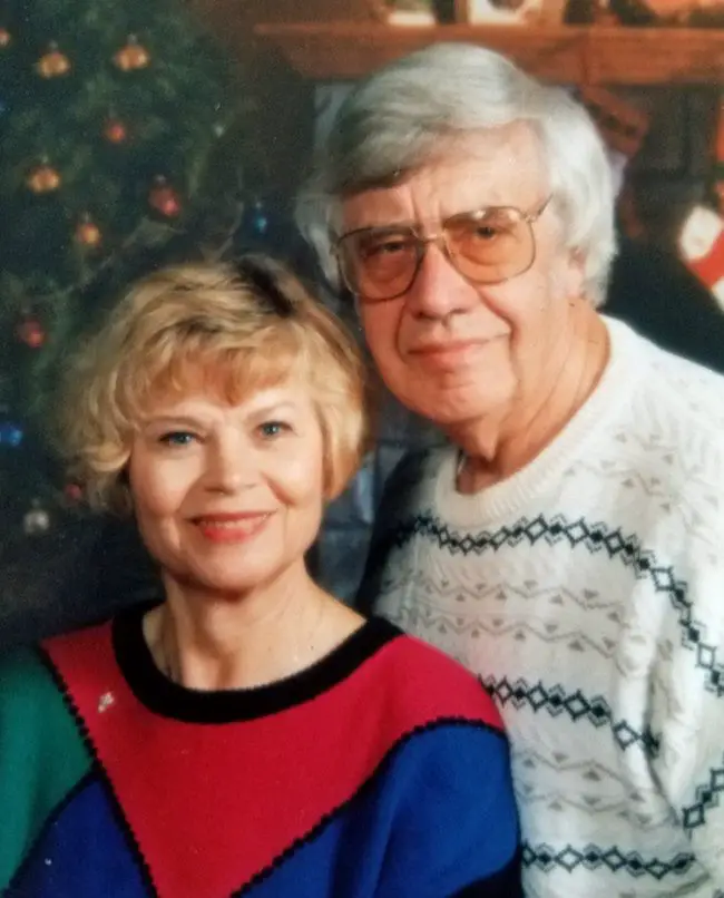 Lieselotte Martha Beilke and her husband Max, who died in the 2001 terrorist attack on the Pentagon. 