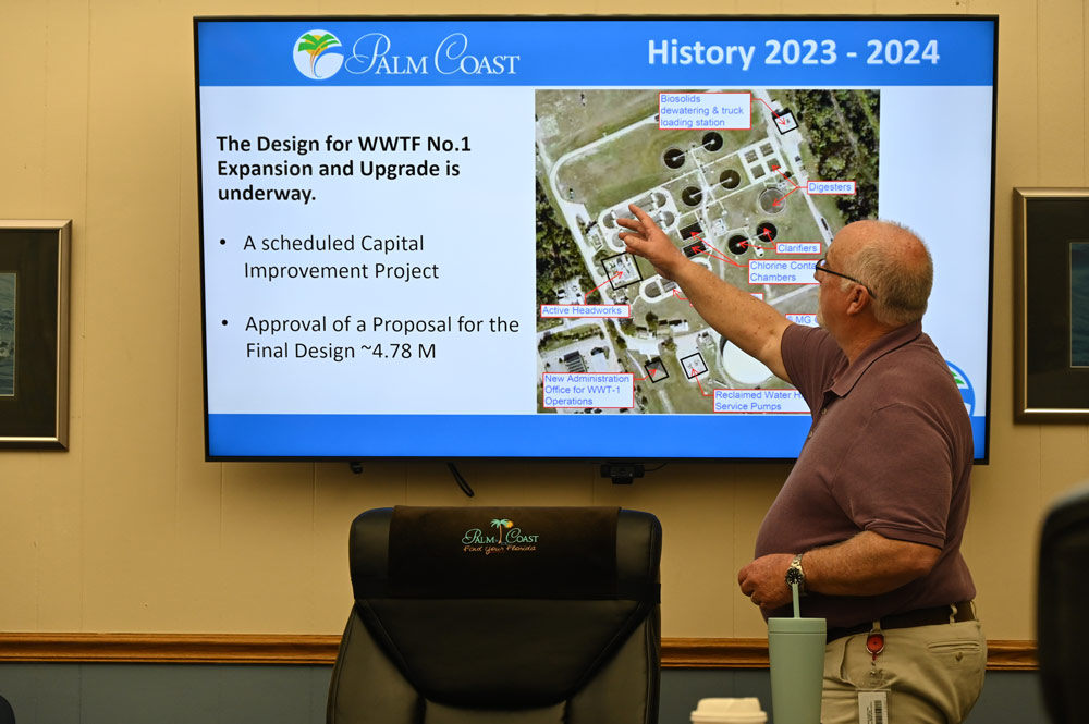 Palm Coast's utility department could do without glitches. (© FlaglerLive)
