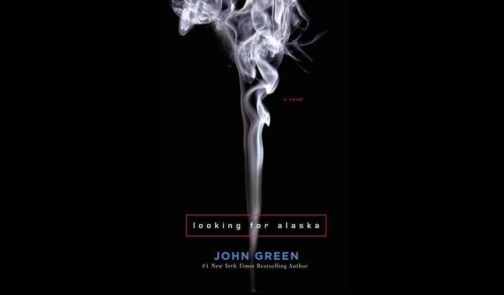 John Green published Looking for Alaska in 2005. The cover doesn;t show it well here, but the origin of the smoke is not a cigarette, though there is plenty of smoking in the book, but a candle that has just been extinguished. 