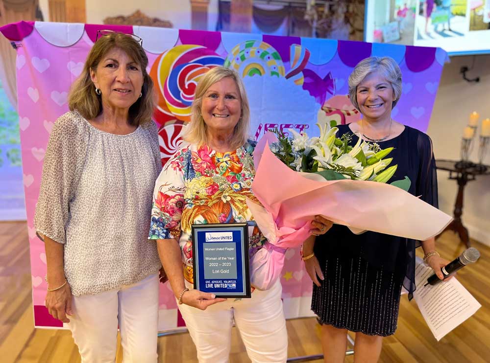 From left, Diane Wasney, Lori Gold, and Linda Marhan.