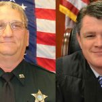 The Flagler County Sheriff's Paul Luciano, left, and Circuit Judge Steve Henderson.