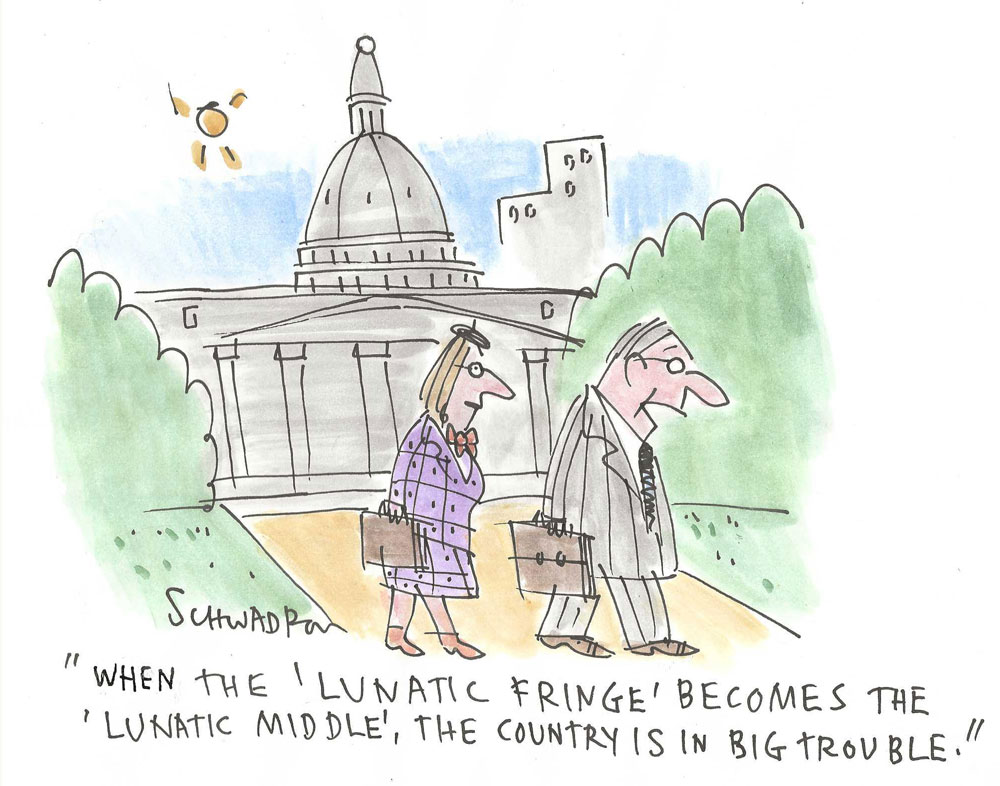 Lunatic Fringe by Harley Schwadron, CagleCartoons.com