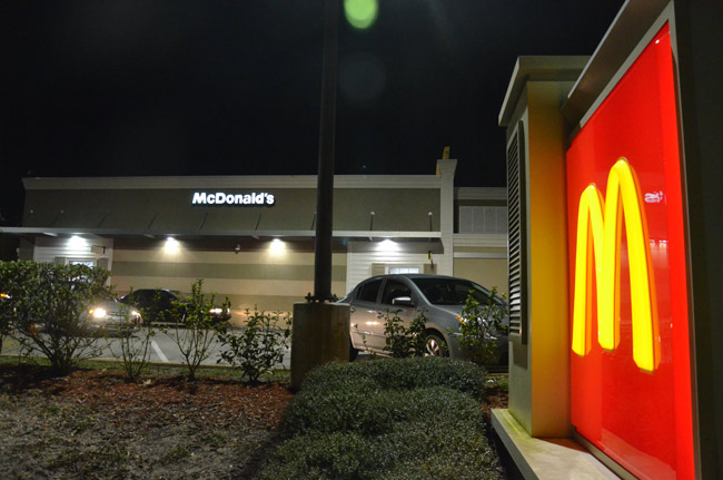 The McDonald's at Town Center. (© FlaglerLive)