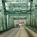 The 100-year-old Madawaska-Edmundston International Bridge connecting Maine to Canada. (© FlaglerLive)