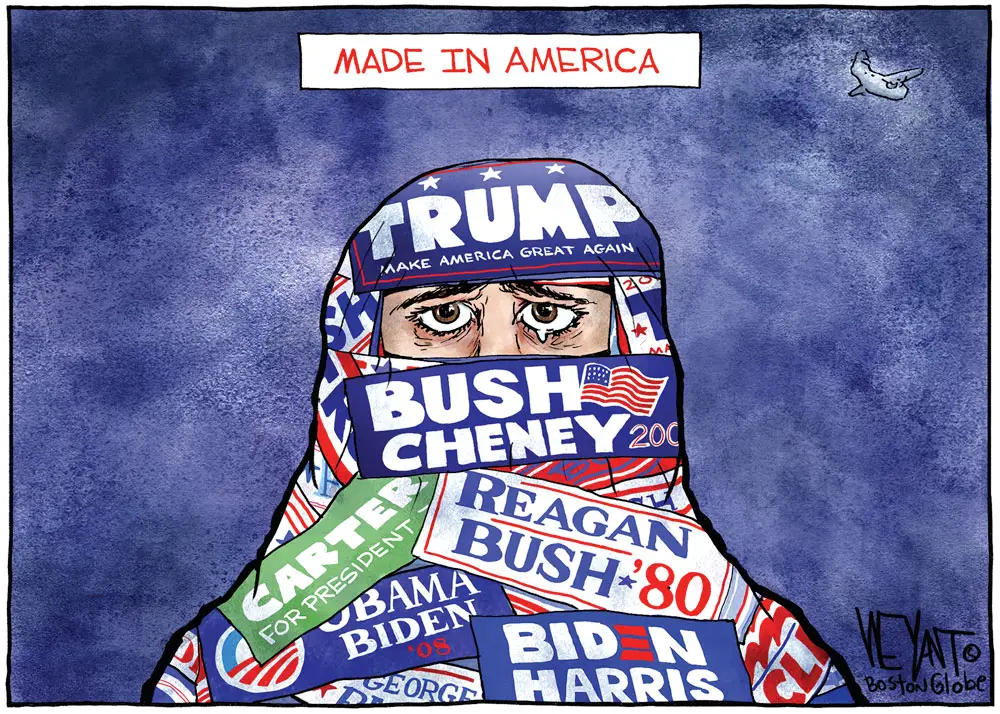 Made in America by Christopher Weyant, The Boston Globe.