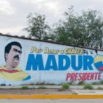 A Meduro campaign billboard. An operation ordered by Donald Trump resulted in his kidnapping from Caracas and apparent detention on American soil. (Wikimedia Commons)